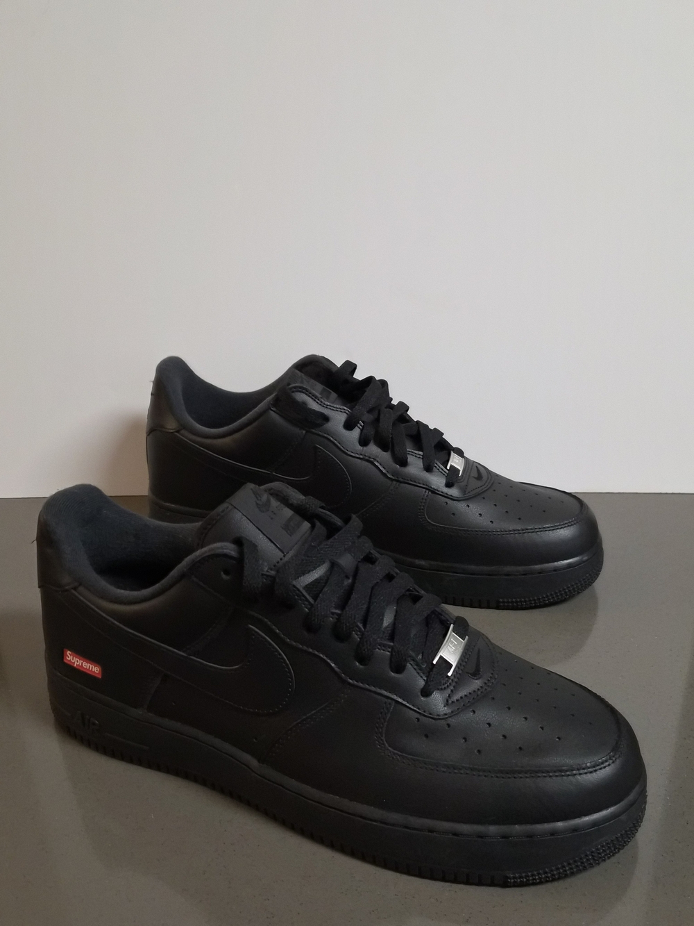Supreme x Nike Air Force 1 Low 'Box Logo - Black' (NWOB)